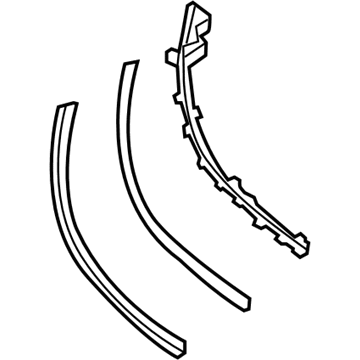 Mazda G46L-51-060B Lower Molding