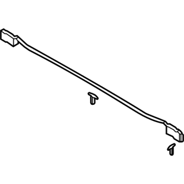 Mazda DN4E-56-760A Rear Weatherstrip