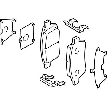 Mazda 2 Brake Pads - D0YN-33-29ZA