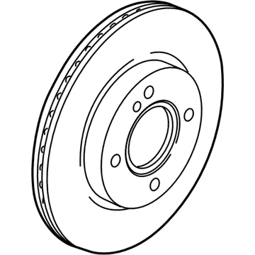 Mazda 2 Brake Rotor - DF71-33-251A