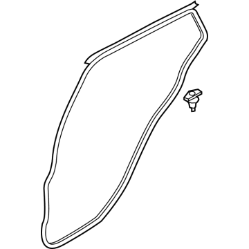Mazda CX-30 Door Seal - DGH9-73-760