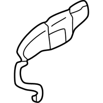 Mazda Exterior Door Handle - LC70-72-410G-08