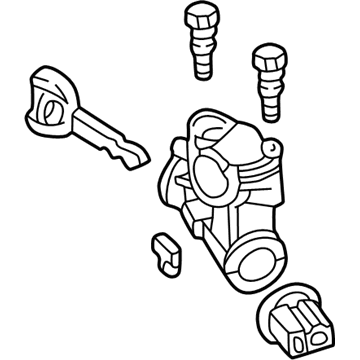 Mazda Protege Ignition Lock Assembly - GEYM-76-290