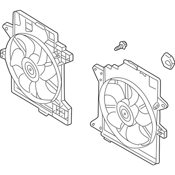 Mazda Tribute Radiator fan - AJ06-15-025A