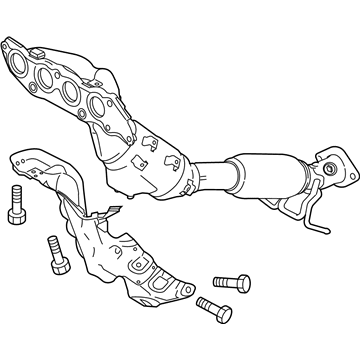 Mazda 5 Exhaust Pipe - L572-20-50X