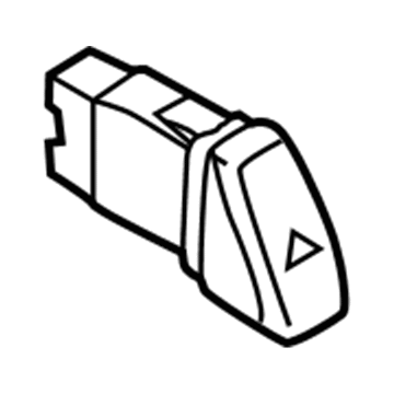 Mazda Protege Hazard Warning Switch - B25E-66-4H0-65