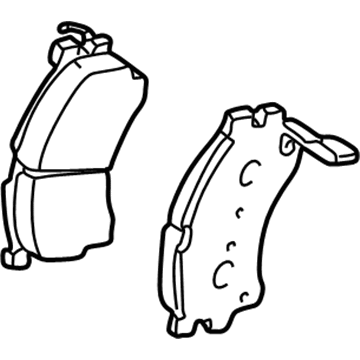 Mazda Tribute Brake Pads - ZZCA-33-23ZA