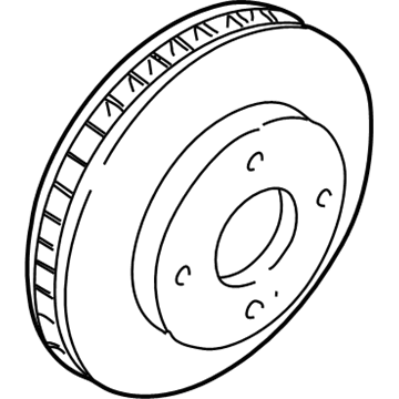 Mazda Tribute Brake Rotor - EF9Y-33-25X