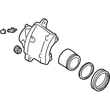 Mazda Tribute Brake Caliper Repair Kit - ZZC1-33-980A