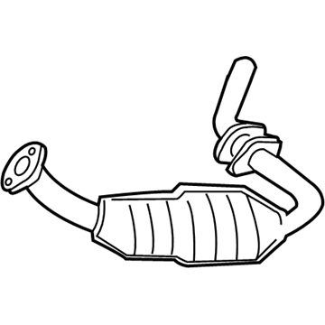 Mazda B4000 Exhaust Pipe - 1FED-20-55X