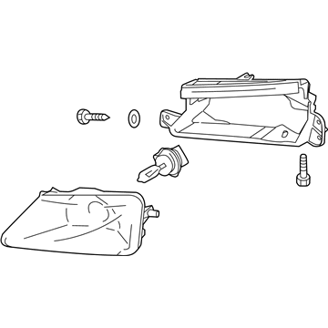 Mazda FF14-51-680A Fog Lamp Assembly