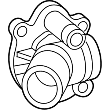 Mazda B2300 Coolant Reservoir Hose - 1F20-15-171
