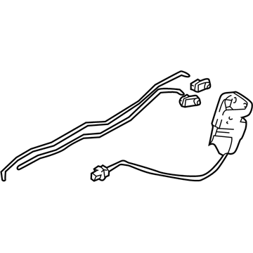Mazda 626 Door Latch Assembly - GD7B-73-310A