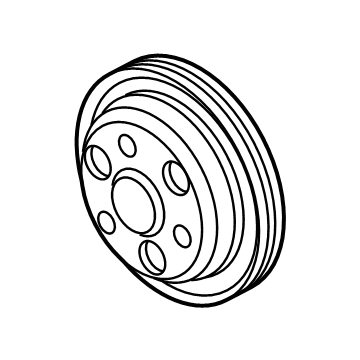Mazda CX-70 Water Pump Pulley - PXK7-15-131