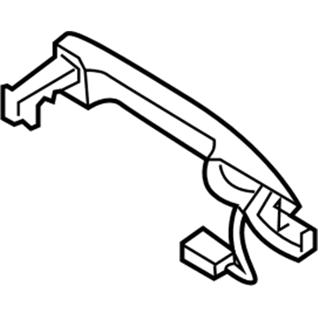 Mazda Exterior Door Handle - TK49-59-41XC-2M