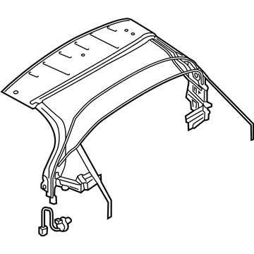 Mazda N243-R1-100P Top Frame