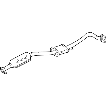 Mazda Miata Exhaust Pipe - BP4X-20-55XK