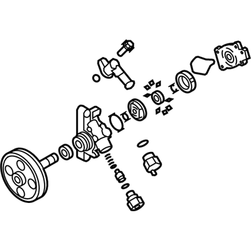 Mazda LF24-32-650E Pump, Power Steering