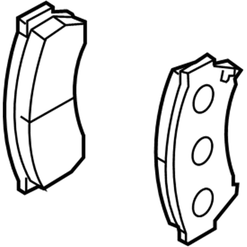 Mazda 6 Brake Pads - GPYB-33-28ZF