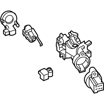 Mazda CX-7 Ignition Lock Assembly - EGY1-76-29XC