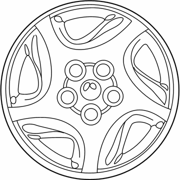 Mazda MPV Wheel Cover - LC62-37-170