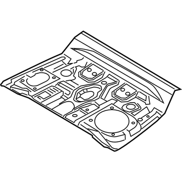 Mazda KDPE-53-721 PAN,FLOOR-CENTER