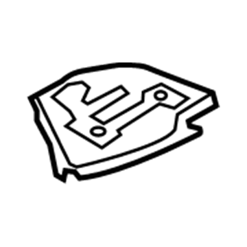 KB7W-53-731 Mazda Floor Extension Illustration 1 of 1