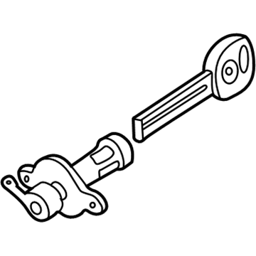 Mazda Trunk Lock Cylinder - TA01-76-230D