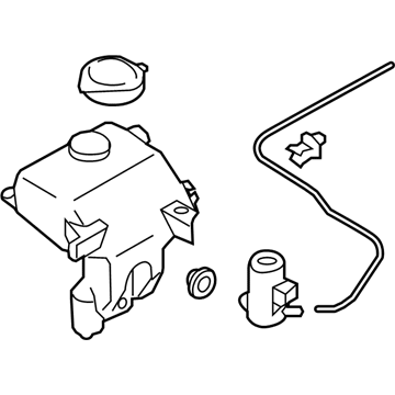Mazda Windshield Washer Fluid Reservoir - NE51-67-480B