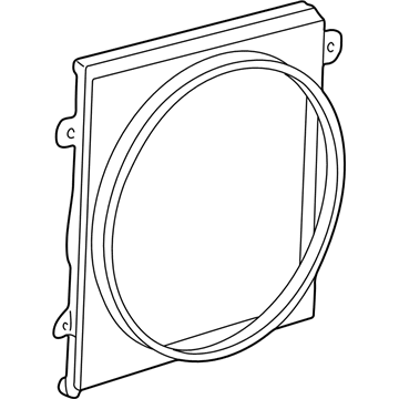 Mazda B4000 Fan Shroud - 1F62-15-210