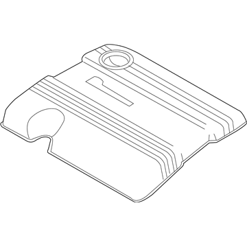 Mazda Tribute Engine Cover - ZZCA-10-2F1