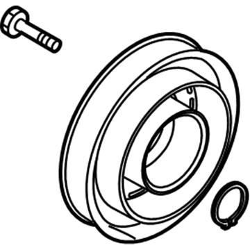 Mazda 3 A/C Compressor Clutch - BBM4-61-L20A