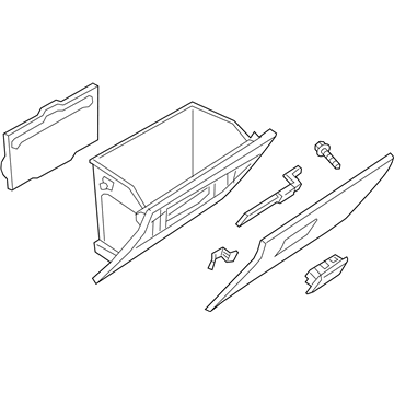Mazda Glove Box - TK48-64-030A-02