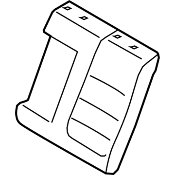 Mazda GJR9-88-451A-02 Seat Back Cover
