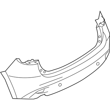 Mazda 3 Bumper Cover - BJT6-50-221A-9U