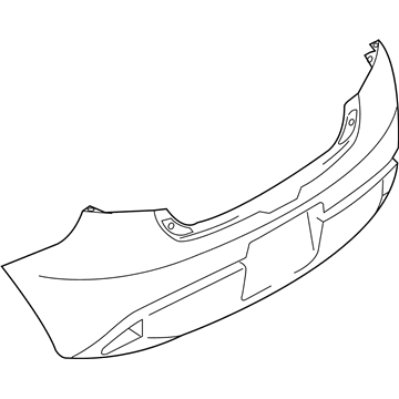 Mazda 2 Bumper Cover - DR61-50-221D-BB
