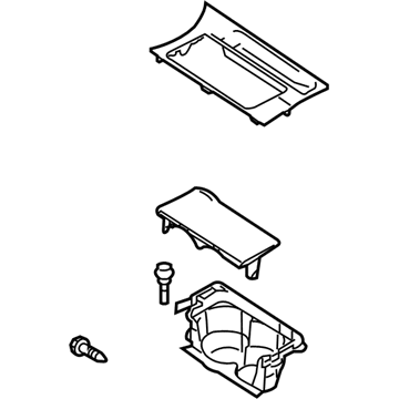 Mazda BBM4-64-43YF Parking Brake Cover