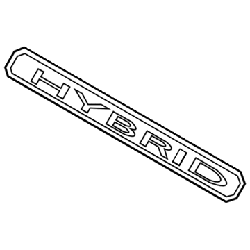 Mazda Tribute Emblem - ZZCA-51-760
