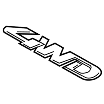 Mazda Tribute Emblem - ZZDA-51-781