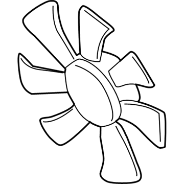 Mazda MPV Radiator fan - GY07-15-140