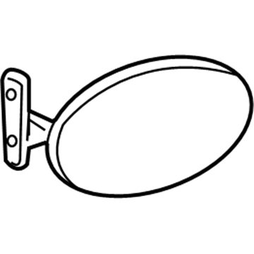 Mazda Tribute Fuel Door - ZZDA-42-410