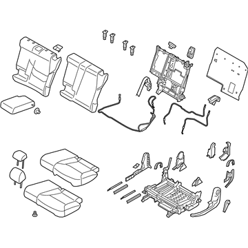 Mazda TS38-57-25X-05 Seat Assembly