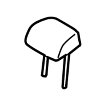 Mazda TK48-88-290-02 Headrest, Center