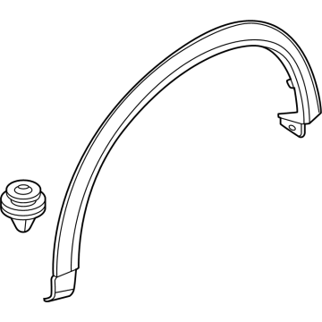 Mazda KJK8-51-W20B-13 Fender(Right), Over-Front Mazda KJK8-51-W20B-13 Fender(Right), Over-Front