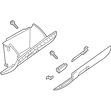 Mazda 6 Glove Box - GJR9-64-030B-02