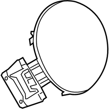 Mazda Fuel Door - N243-42-410F