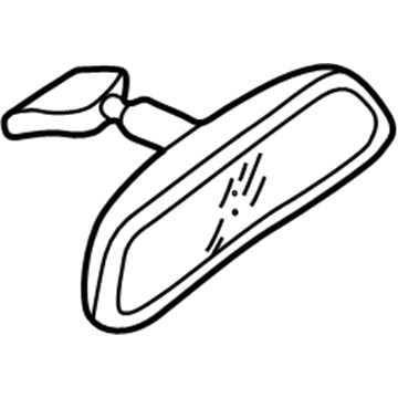 Mazda MPV Car Mirror - LE43-69-220D