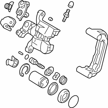 Mazda GPZB-26-98ZA Caliper