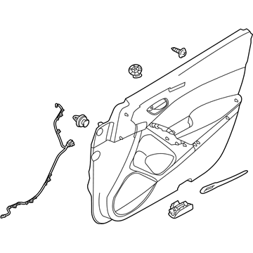Mazda GBFN-68-420B-02 Door Trim Panel