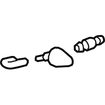Mazda 5 Windshield Washer Nozzle - C513-67-52Y